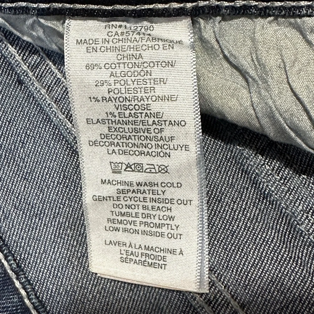 True Religion Ricky Straight Jeans Mens 36x34 Dark Wash Flap Pocket NWT